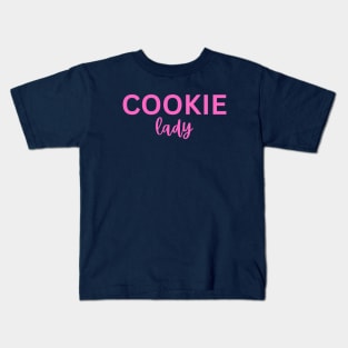 Love Freshly Baked Cookies-Cookie Lady Kids T-Shirt